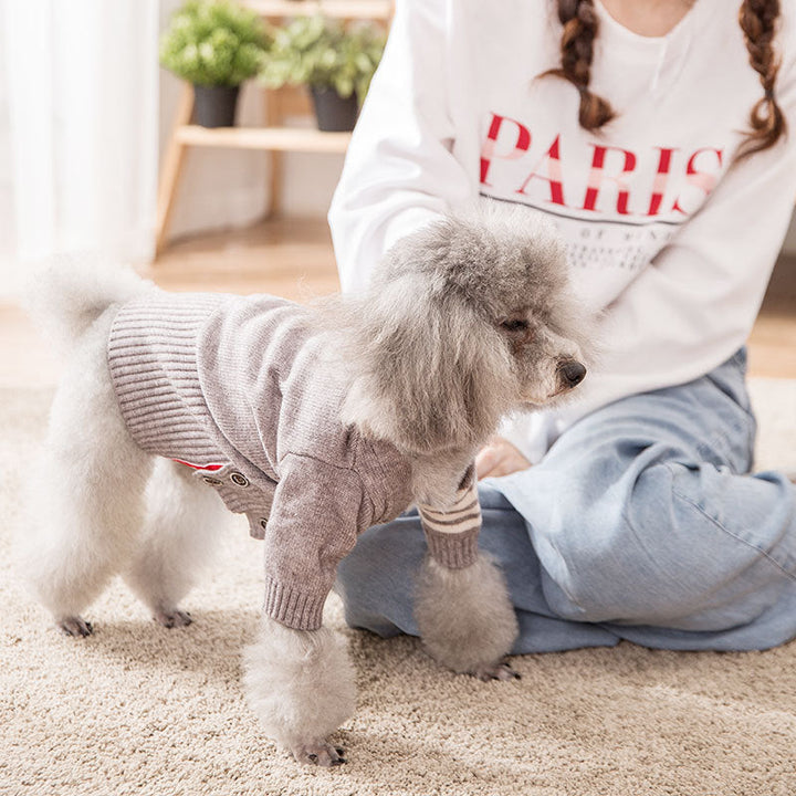 Warm Pet Sweater Coat Winter Clothing - Keeping Your Furry Friends Cozy