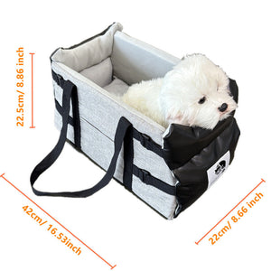 The Ultimate Pet Leather Carrier Bed Car Seat Mat