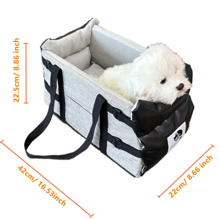 The Ultimate Pet Leather Carrier Bed Car Seat Mat
