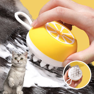 Unleash the Power of Pampering with Our Pet Silicone Bath Brush Massage Comb
